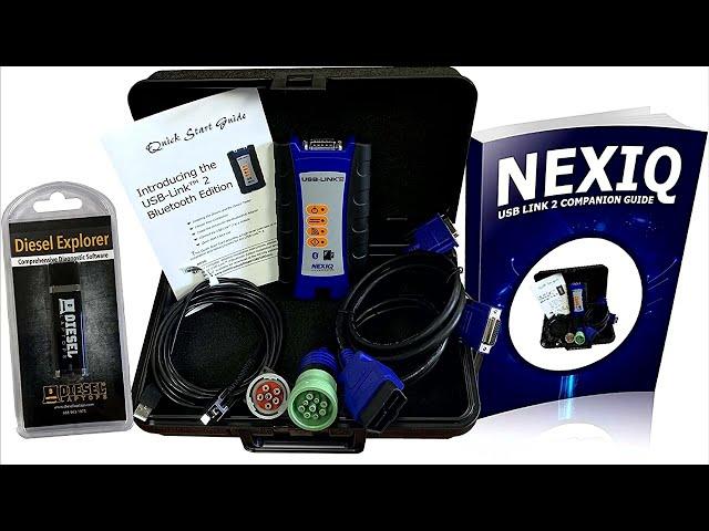 Diesel Laptop Nexiq USB Link 2 Bluetooth Edition 124032 Diagnostic Software & Repair Information