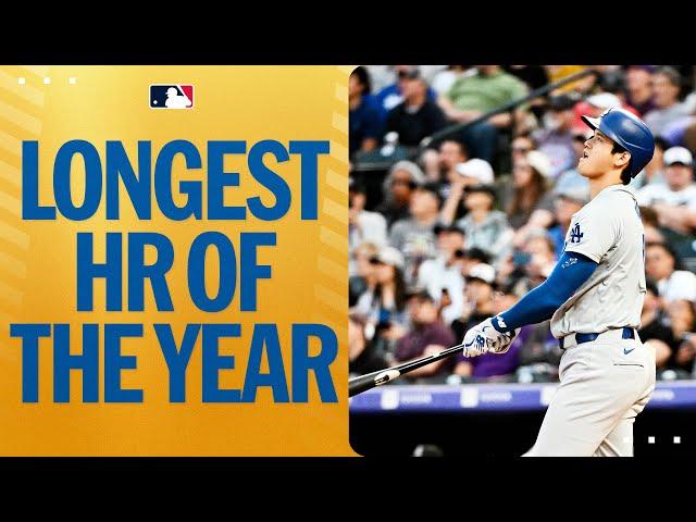 Shohei Ohtani crushes the LONGEST homer of the year  (476 FEET!) | 大谷翔平ハイライト