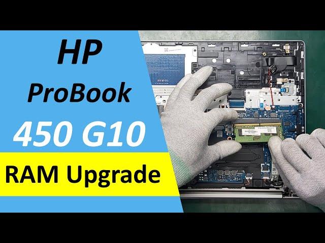 ️ HP ProBook 450 G10 Laptop - disassembly and RAM upgrade options. 13th Generation Laptop 2023
