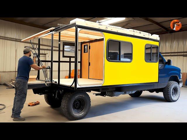 Man Turns $2500 Truck Into Amazing Camper | Build by @TheTravelingTogetherJournal