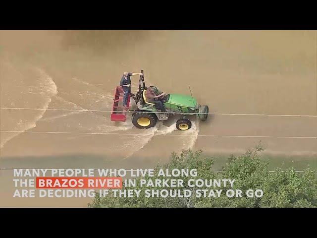 Parker County residents deciding whether to stay or go during floods