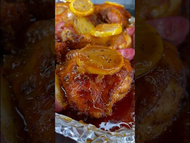 Juicy Oven Baked Chicken and Potatoes #shorts