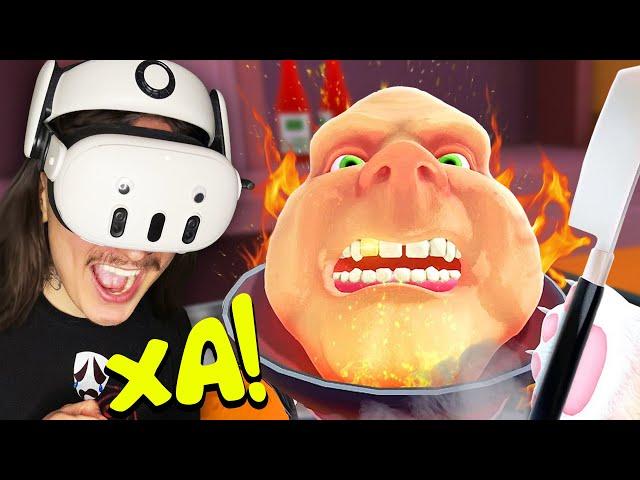 НЕПОСЛУШНЫЙ КОТ ПОЖАРИЛ МЯСНИКА!! (I Am Cat VR)