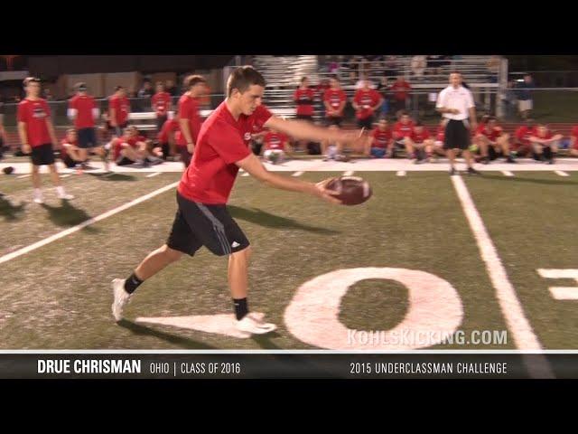 Drue Chrisman | #1 Ranked Punter in Nation | Kohl's Kicking Camps