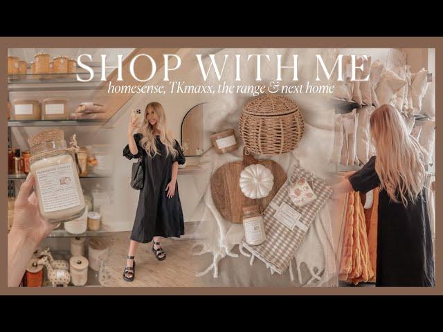 AUTUMN SHOP WITH ME | homesense, tkmaxx, the range, next home & fall decor haul 