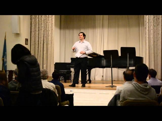 Gregory Dickinson Introduces the DUCOM Classical 2013 Winter Recital