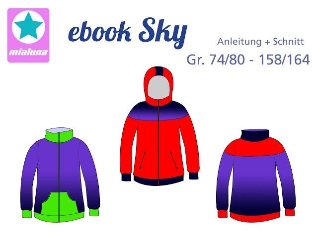 Nähanleitung Sweatjacke Sky, Lady Sky und Mister Sky