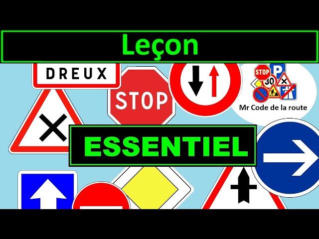 Code de la route ESSENTIEL Panneaux à savoir