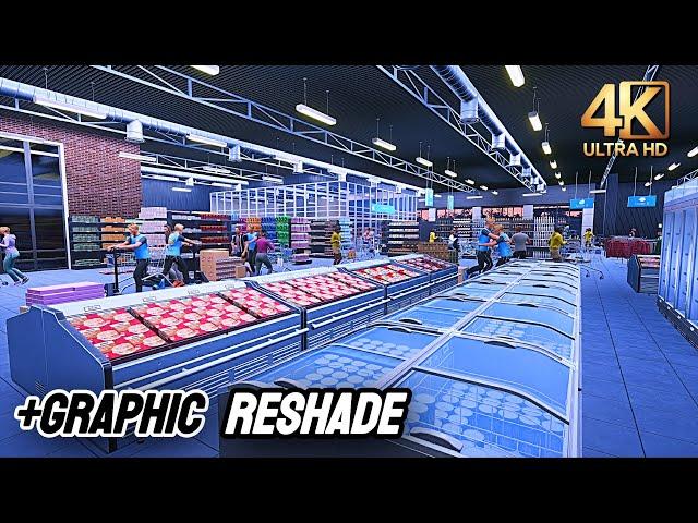 New Wine Cave Inside My Supermarket! - Better Mart #12 Level 57 v0.1.8 - Longplay 4K +Reshade
