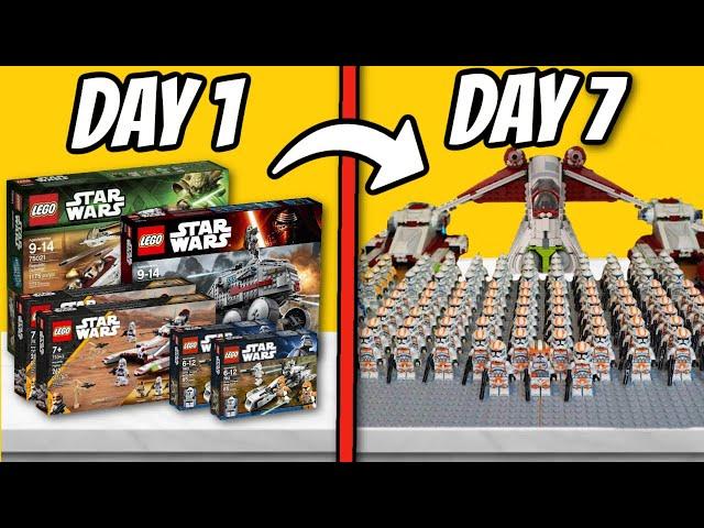 I spent 7 DAYS building a LEGO CLONE ARMY!