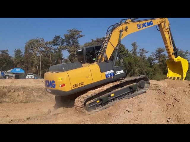 แกะกล่องสดๆหนาวๆ XCMG XE215C บุกเมืองบุรีรัมย์ จัดว่าหล่อไม่เบา excavator EP.7933