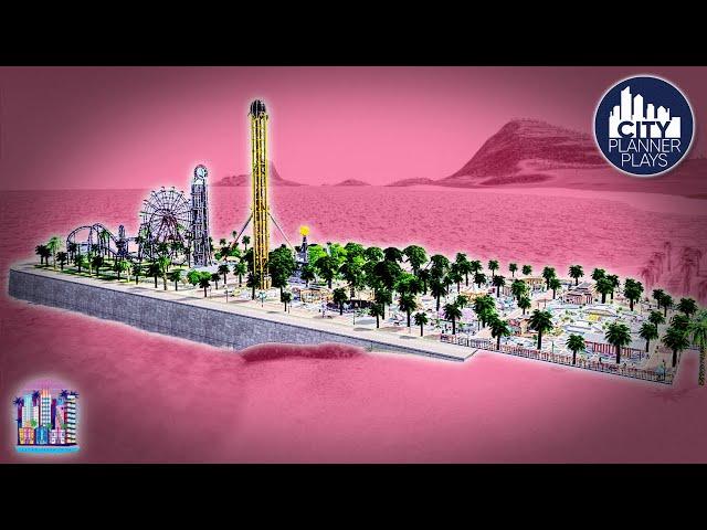 Building a Vanilla FIVE STAR Amusement Park Pier in Cities Skylines! | Verde Beach 18