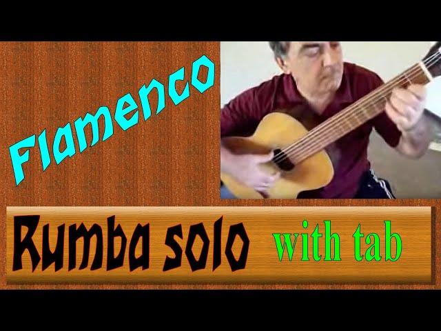 Flamenco - Rumba - guitar solo with tab