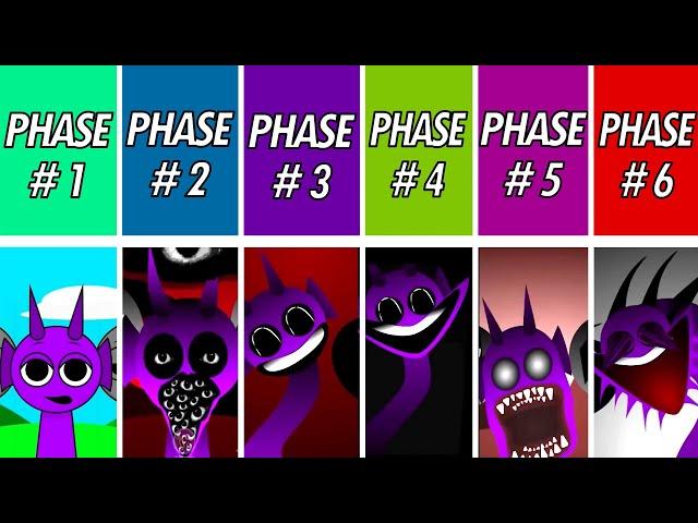 Phase 1 VS Phase 2 VS Phase 3 VS Phase 4 VS Phase 5 VS Phase 6 in Incredibox Sprunki!