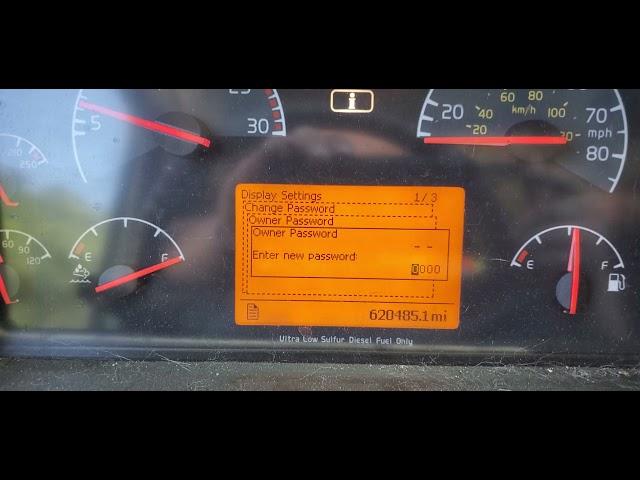 How do I increased my speed? 2014 Volvo cumming