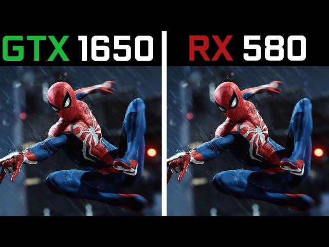 GTX 1650 vs RX 580 in 2023 - Test in 7 Games