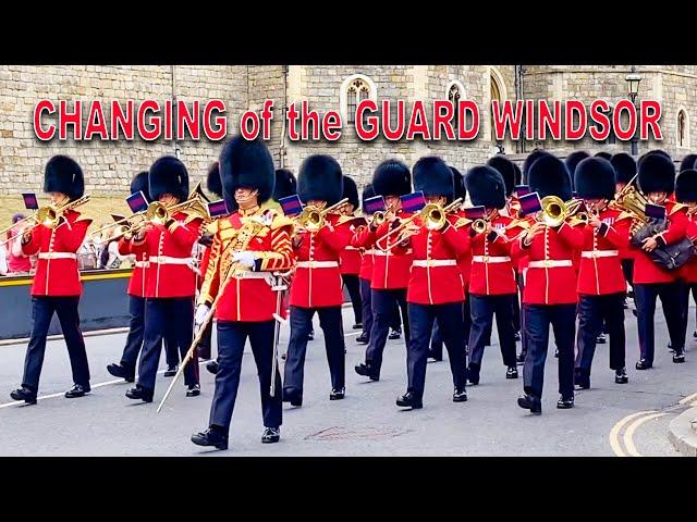 BAND OF THE GRENADIER GUARDS WITH Nijmegen Company Grenadier Guards, Windsor 24th June 2022. #guards