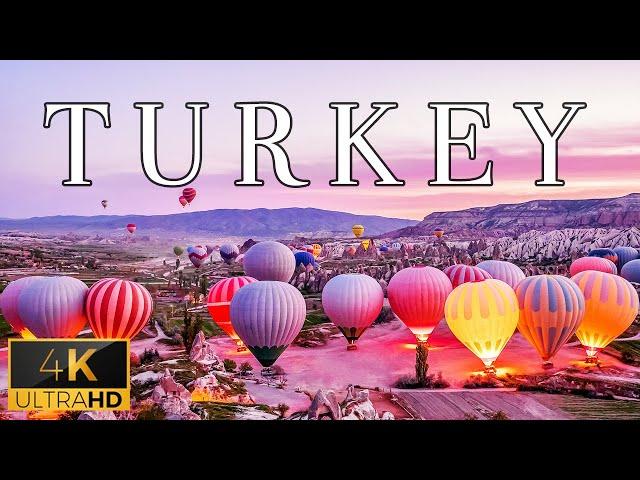 FLYING OVER TURKEY (4K UHD) - Soft Piano Music With Stunning Beautiful Nature For New Day