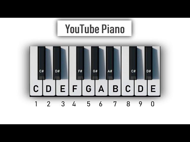 YouTube Piano - Play It With Your Computer Keyboard