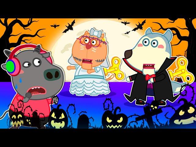 Wolfoo Becomes Halloween Wind Up Doll Toys - Halloween Stories for Kids | Cartoons for Kids