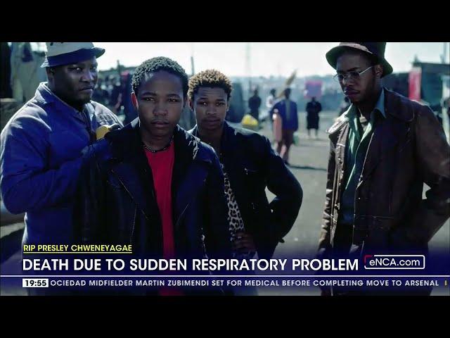 Presley Chweneyagae's death due to sudden respiratory problem