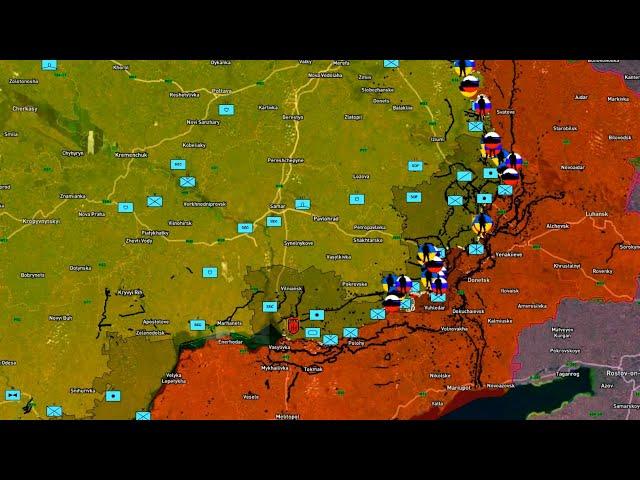 23.11.2024  Карта боевых действий. Краткая обстановка на фронте