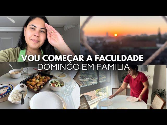 VOU COMEÇAR A FACULDADE /ALMOÇO DE DOMINGO / MESA POSTA - ROTINA NO SUL