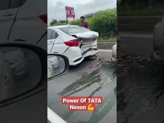 Tata Nexon Build Quality  Most Dangerous Accident 2022 #shorts  #tatamotors #tatanexon #nexon