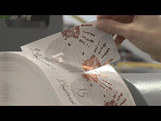 CARTES GT365HFSRL machine to produce self-adhesive LABELS