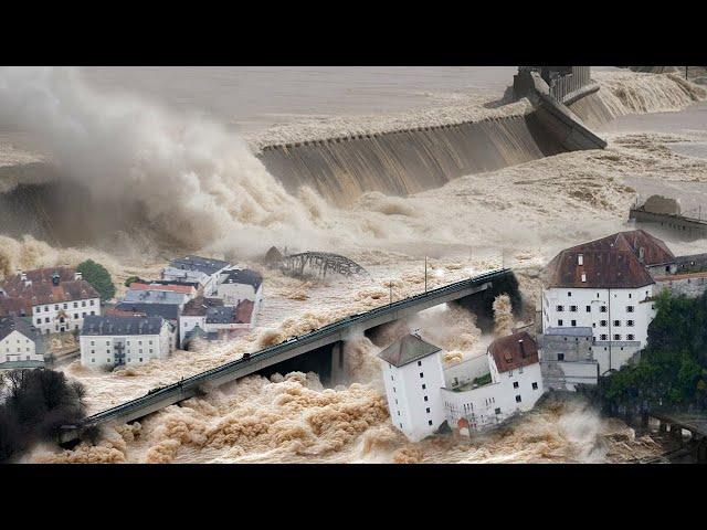 Tragedy in Austria! Dam failure and worst flooding in 10 years, Europe is praying