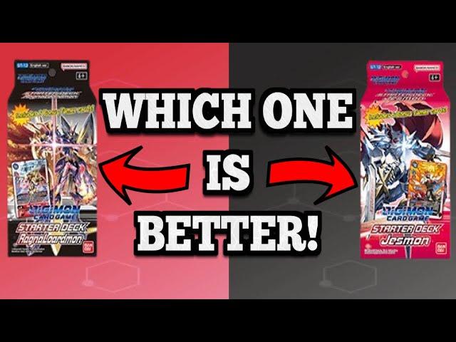 NEW DIGIMON STARTER DECKS | RAGNALOARDMON VS JESMON