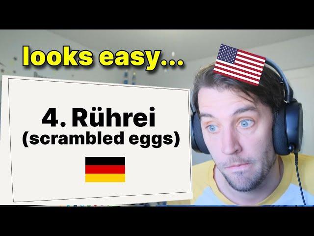 Pronouncing the 10 German Words that Non-German's CAN'T Pronounce!