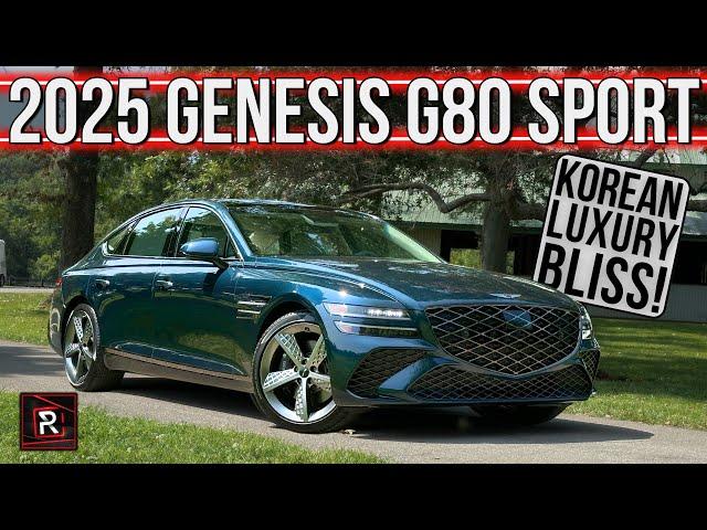 The 2025 Genesis G80 3.5T Sport Is A Distinctively Styled Korean Luxury Sport Sedan