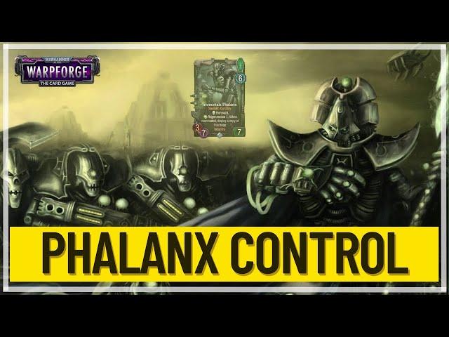 Imotekh Phalanx Control (Warpforge 40k Necron Deck Guide)