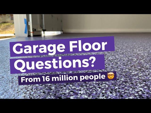 A Purple Epoxy Garage Floor?! - Answering Questions from 16 Million People