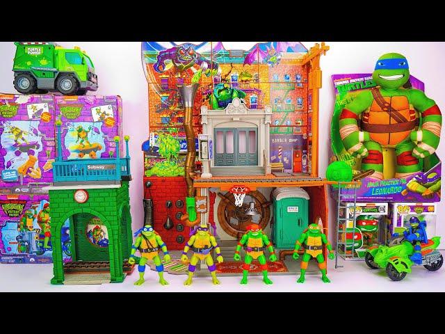 Teenage Mutant Ninja Turtles Unboxing | Teenage Mutant Ninja Turtles Sewer Lair Playset ASMR