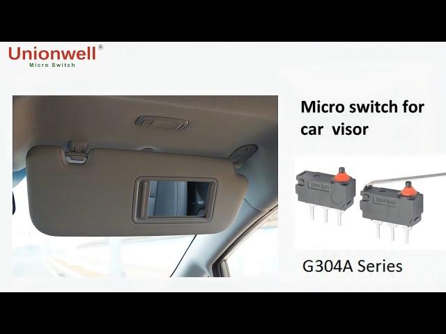 Unionwell: Automotive Sealed Micro Switch for Sun Visor