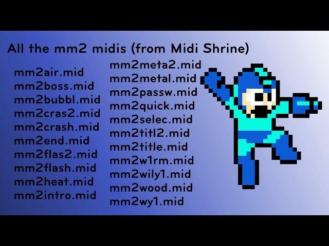 All the mm2 midis (from Midi Shrine)