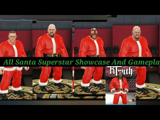 WWE Mayhem || All Santa Character Showcase And Gameplay #Mayhem