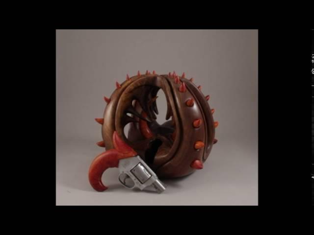 Wood Sculpture Conceals a Handgun