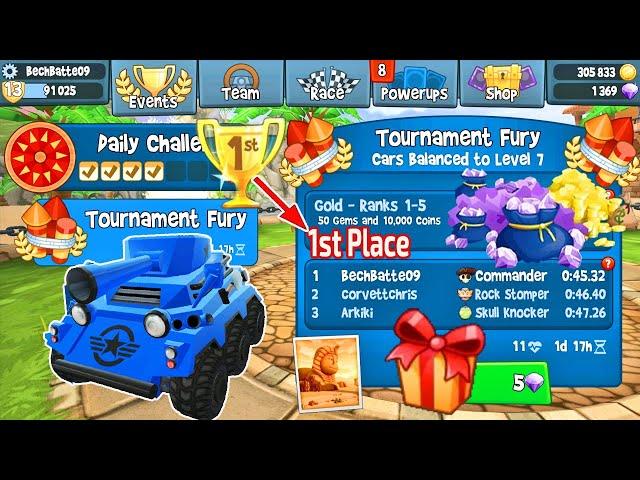 Firework &Tournament Fury 1st Place $ Beach Buggy Racing 2 Gameplay - Khitplay TV