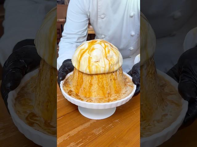 卵100個以上使った日本1大きいプリン #japanesefood #プリン