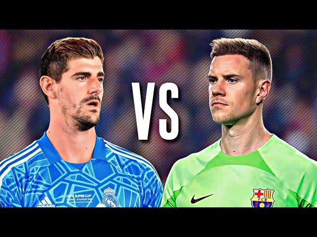 Thibaut Courtois vs Ter Stegen • Mejores Atajadas 2023