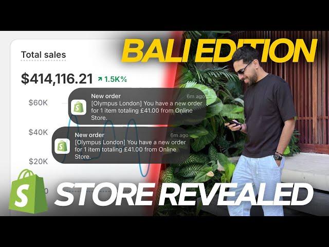 $117,849/Sales REVEALED Store & Strategy - 0 to $100k Dropshipping Challenge (BALI Edition)
