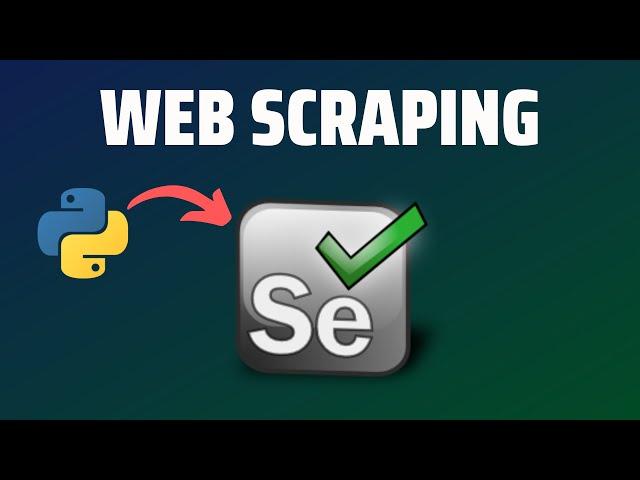 Python Selenium for Beginners — A Complete Web Scraping Project (Scraping Dynamic Websites)