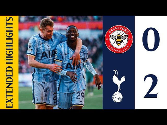 Brenford 0-2 Tottenham Hotspur | Premier League Extended Highlights