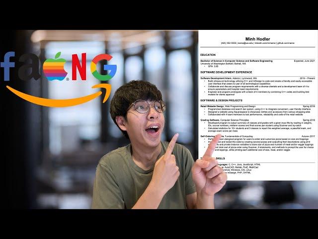 Mẫu CV Giúp Mình Phỏng Vấn Ở Big Tech | Tips Viết Ko Cần Kinh Nghiệm | Ngành Lập Trình | Vlog #3