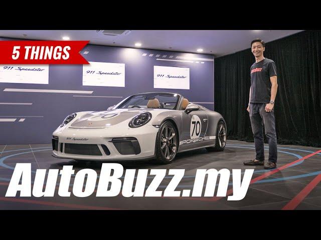 Porsche 911 Speedster, 5 Things - AutoBuzz.my