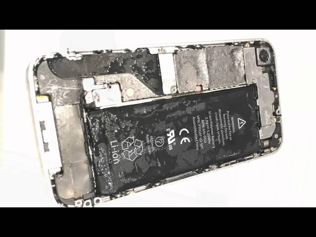 Destroying An iPhone 4 (Water & Drop Test)