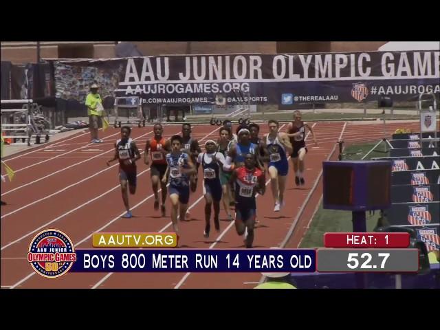 Brandon Miller World Record 1:51 800m (14-Yr-Old Age Group)
